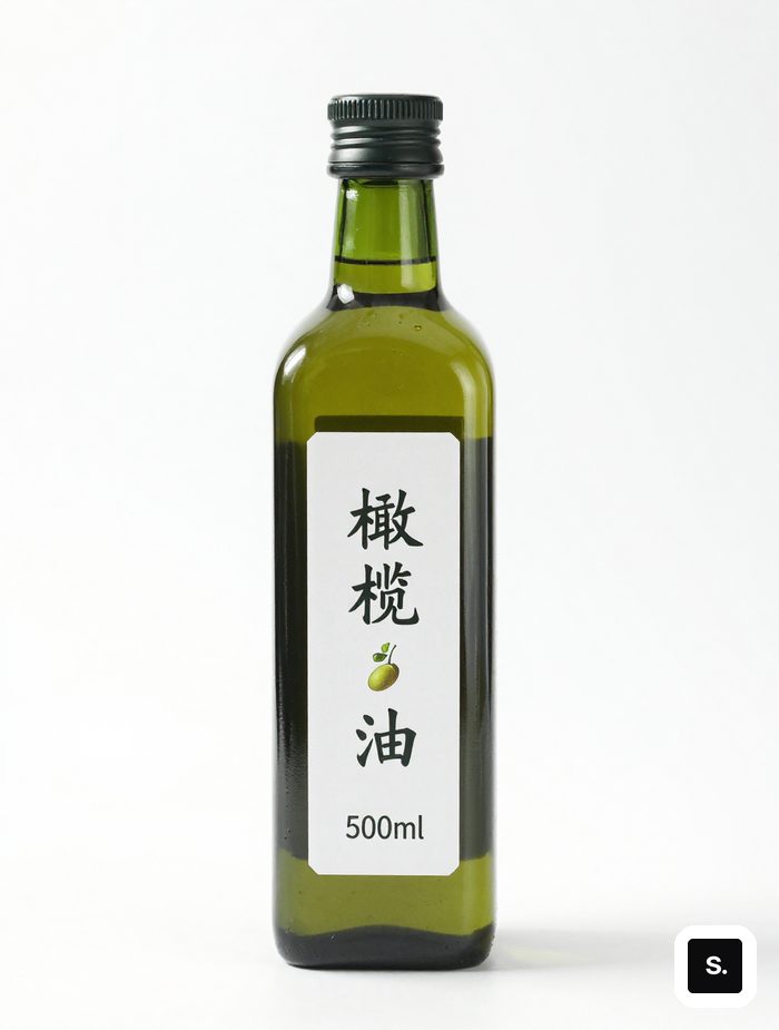 橄榄油白底图
